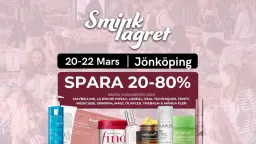 SMINK OUTLET I JĂNKĂPING - SPARA UPP TILL 80%đ