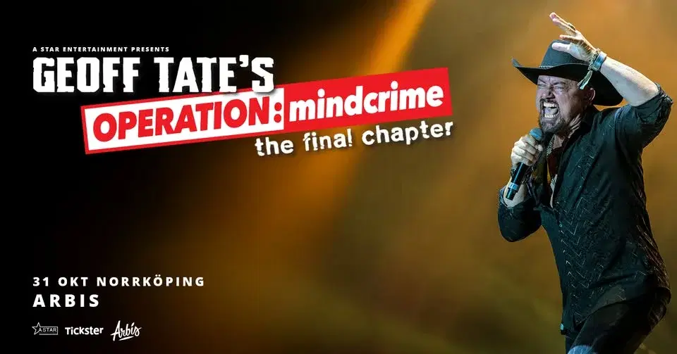 Geoff Tate´s Operation: Mindcrime | Norrköping