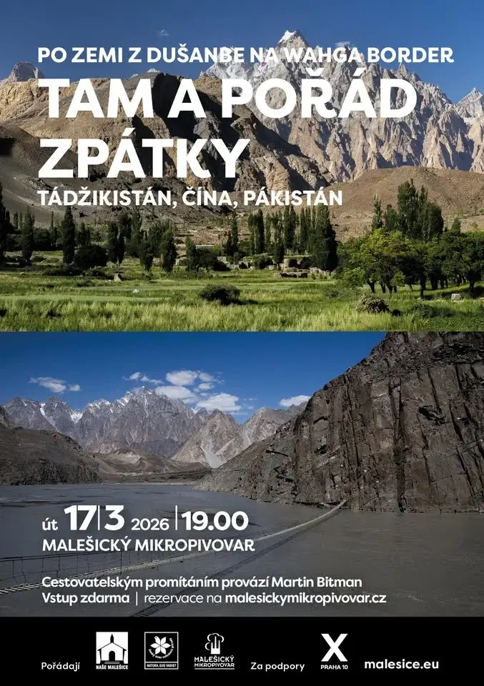 Cestovatelské promítání: Po zemi z Dušanbe na Wahga border aneb TAM A POŘÁD ZPÁTKY Tádžikistán, Čína
