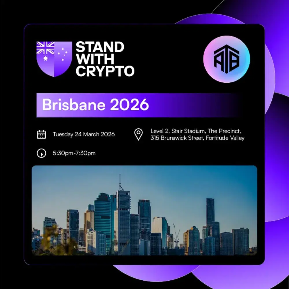 Stand With Crypto Australia Brisbane Meetup 2026