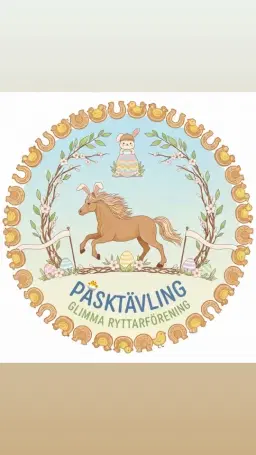 Inofficiellt tävling med unghästklasser 🐣