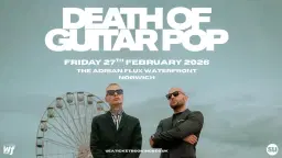 Death of Guitar Pop at The Adrian Flux Waterfront | Norwich