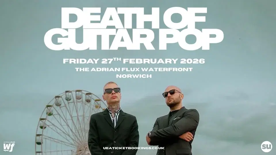 Death of Guitar Pop at The Adrian Flux Waterfront | Norwich