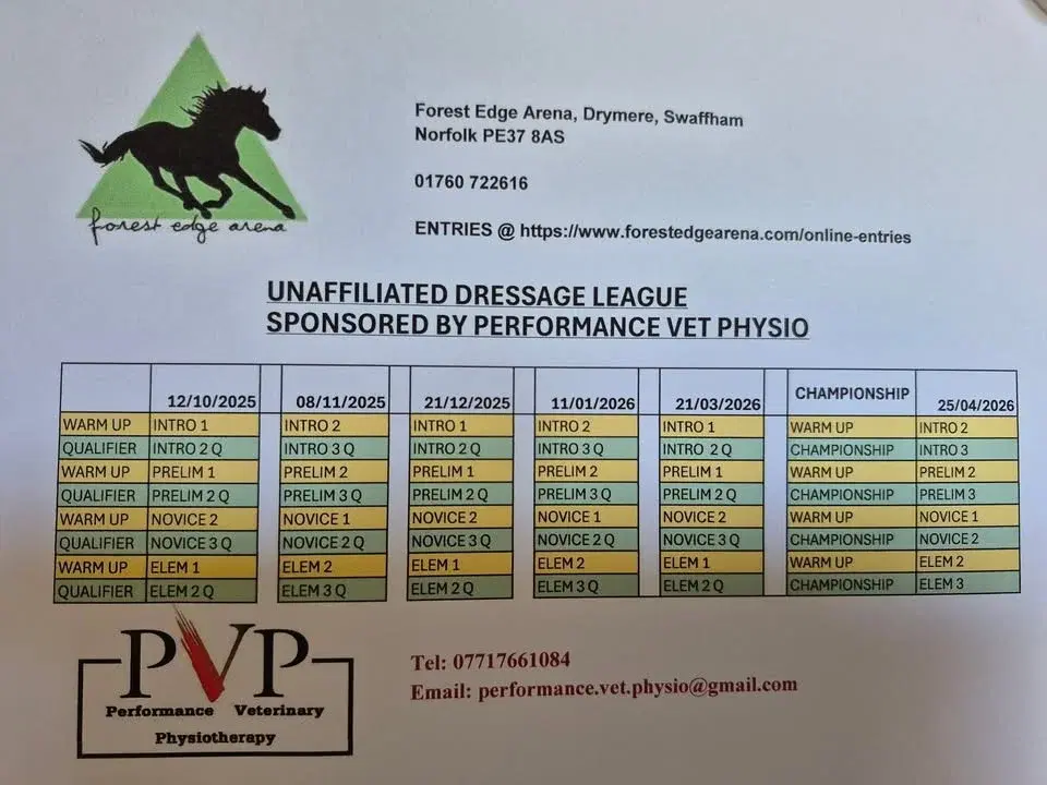 Unaffiliated PVP Dressage League