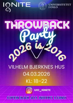 Throwbackparty - 2026 is 2016