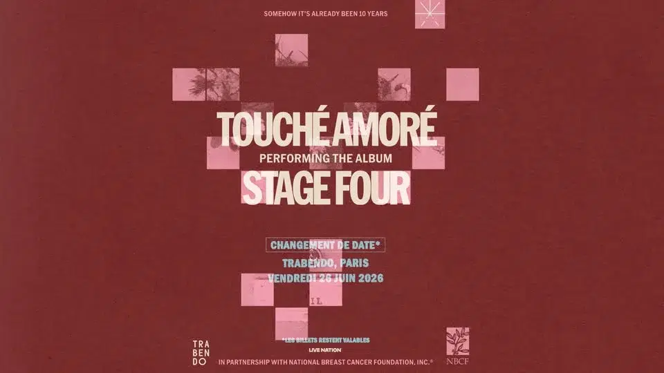 TOUCHÉ AMORÉ | Trabendo, Paris - 26 juin 2026