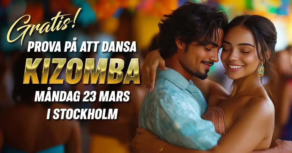 💥GRATIS💥 prova på KIZOMBA i Stockholm + Social Dans