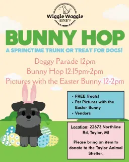 Bunny Hop - Springtime Trunk or Treat for Dogs! 🐰