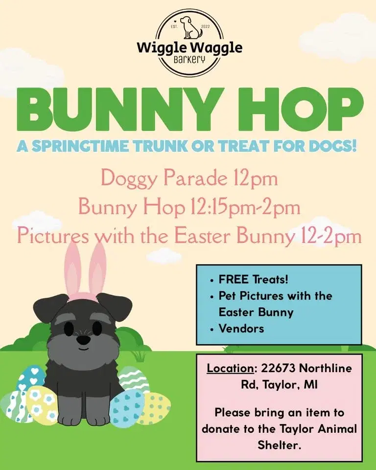 Bunny Hop - Springtime Trunk or Treat for Dogs! đ°