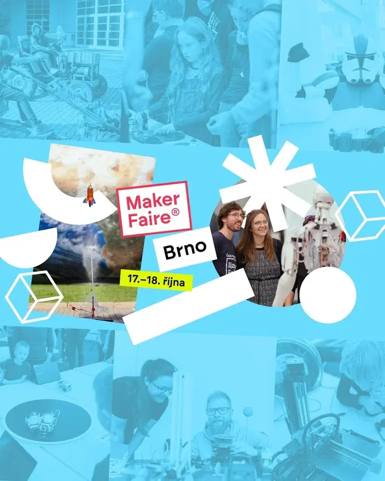 Maker Faire Brno 2026 - Přehlídka inovátorů a vynálezců