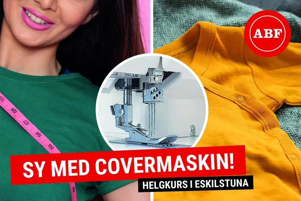 Sy med covermaskin - kurs i Eskilstuna