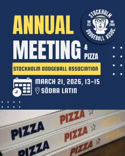 Annual meeting (årsmöte) Stockholm Dodgeball
