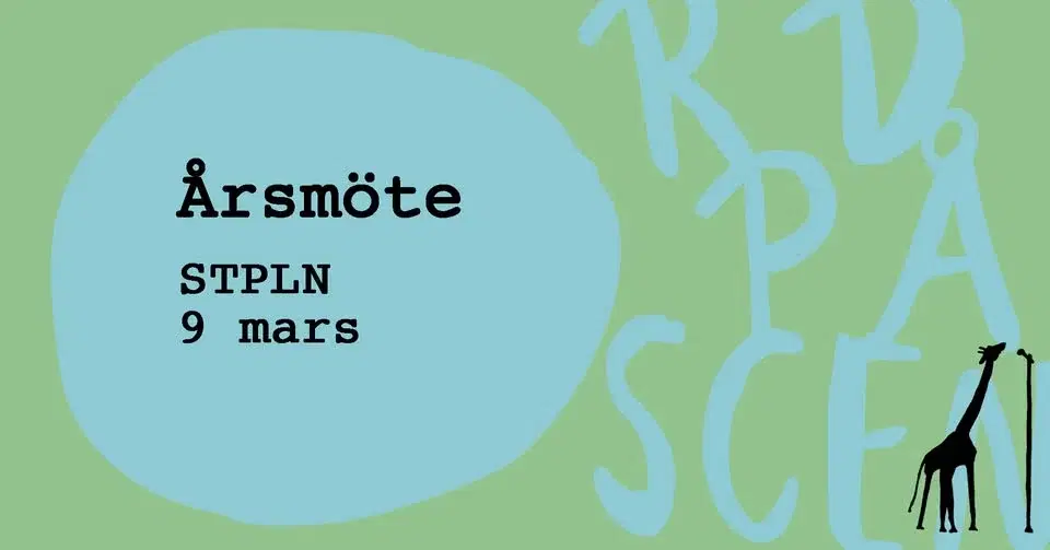 Årsmöte med Ord på Scen!