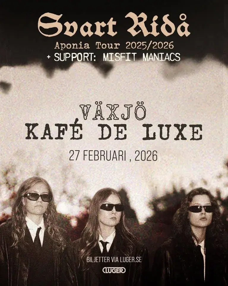 Svart Ridå + Misfit Maniacs live på Kafé de luxe