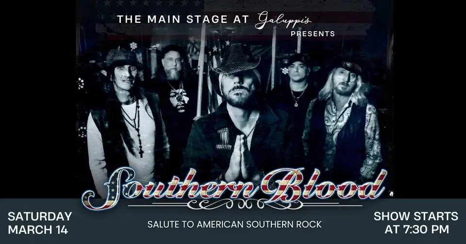 Southern Blood Performing at Galuppis - Southern Rock Hits