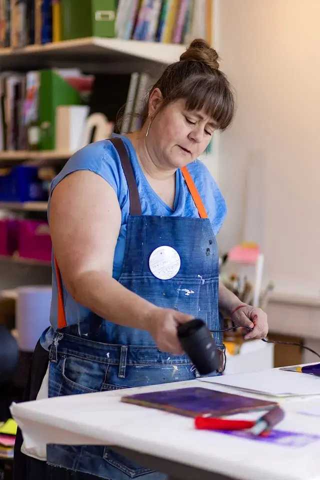 Prova på gelli plate