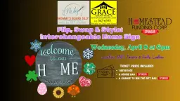 Flip, Swap & Style: Interchangeable HOME Sign Workshop