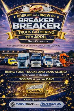Brekkie and a Brew for Breaker Breaker Truck Gathering