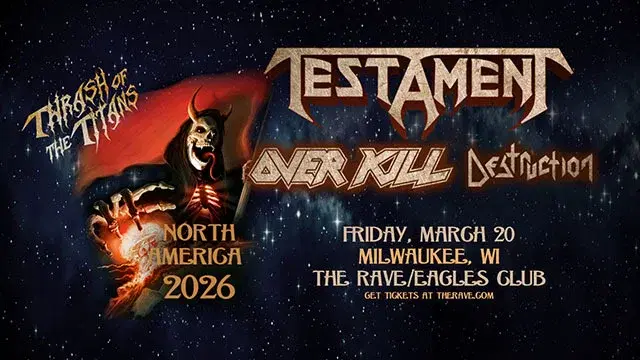 Testament - Thrash Of The Titans Tour