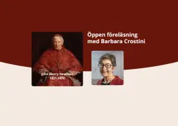 Öppen föreläsning på John Henry Newman-dagen