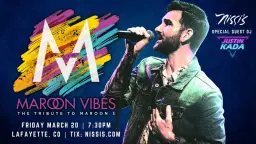 Maroon Vibes | National Maroon 5 Tribute Band Special Guest DJ Justin