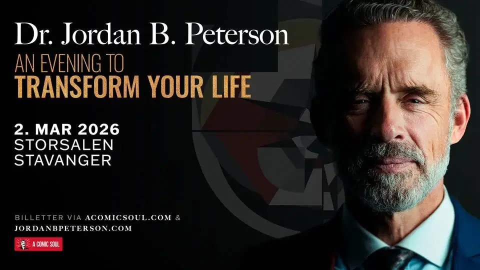 Dr. Jordan B. Peterson – An Evening to Transform Your Life | Stavanger