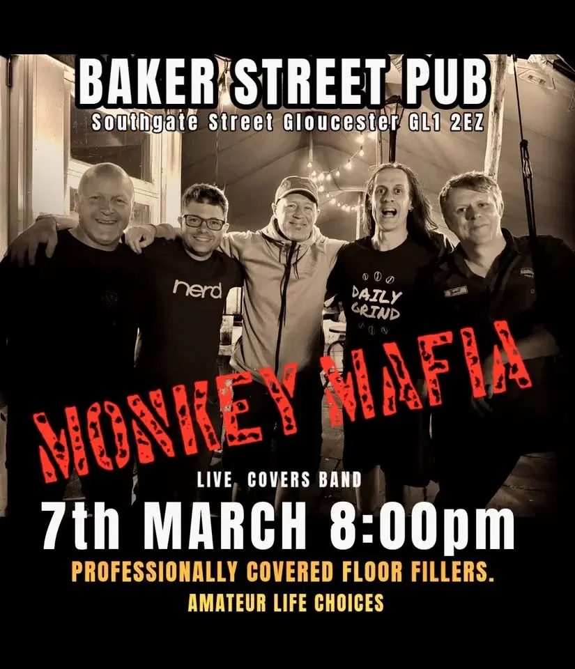 Monkey Mafia live - Baker Street Gloucester