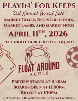 Playin’ for Keeps Annual Board Sale