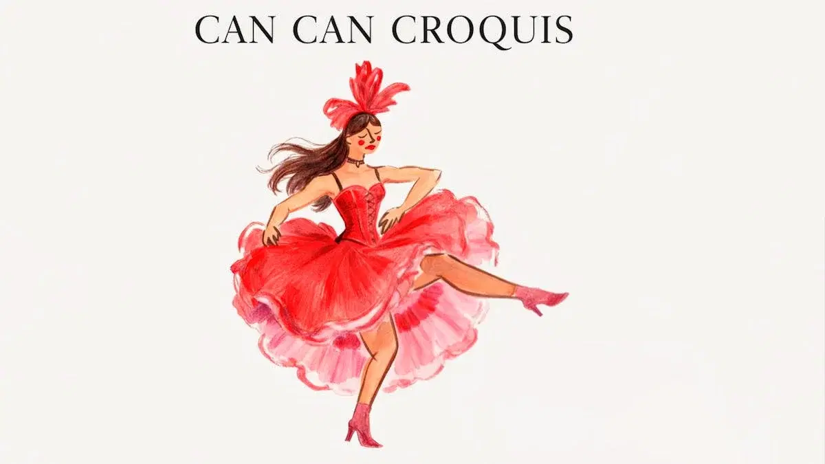 Can -Can Kostume Croquis