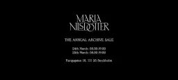 Maria Nilsdotter Archive Sale
