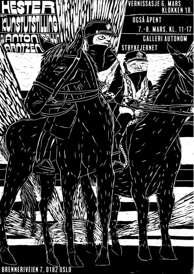 Hester - en kunstutstilling av Anton Bruun Arntzen