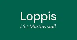 Loppis i S:t Martins stall