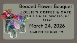 Beaded Flower Vase Workshop