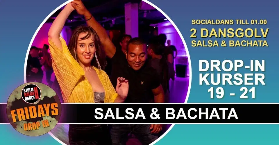 Salsa & Bachata drop-in 27 februari på Stockholm Salsa Dance!