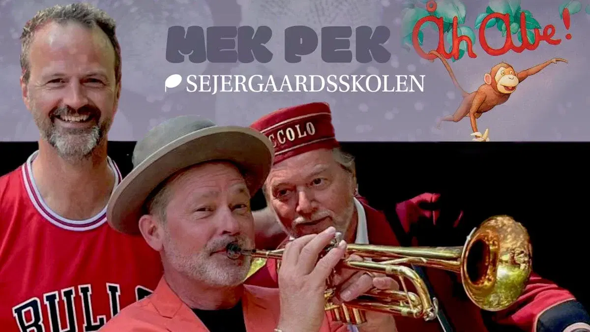 Familiekoncert: "Mek Pek's ÅH ABE-trio" på Sejergaardsskolen