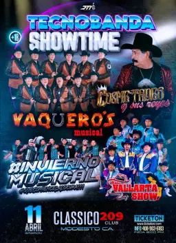 TECNOBANDA SHOWTIME en MODESTO CA