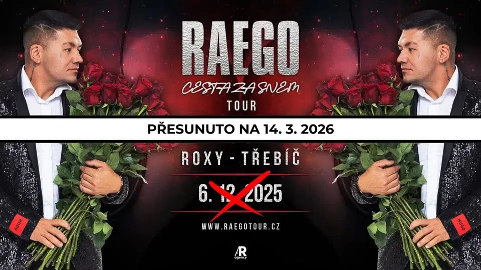 RAEGO - TŘEBÍČ - CESTA ZA SNEM TOUR 2025