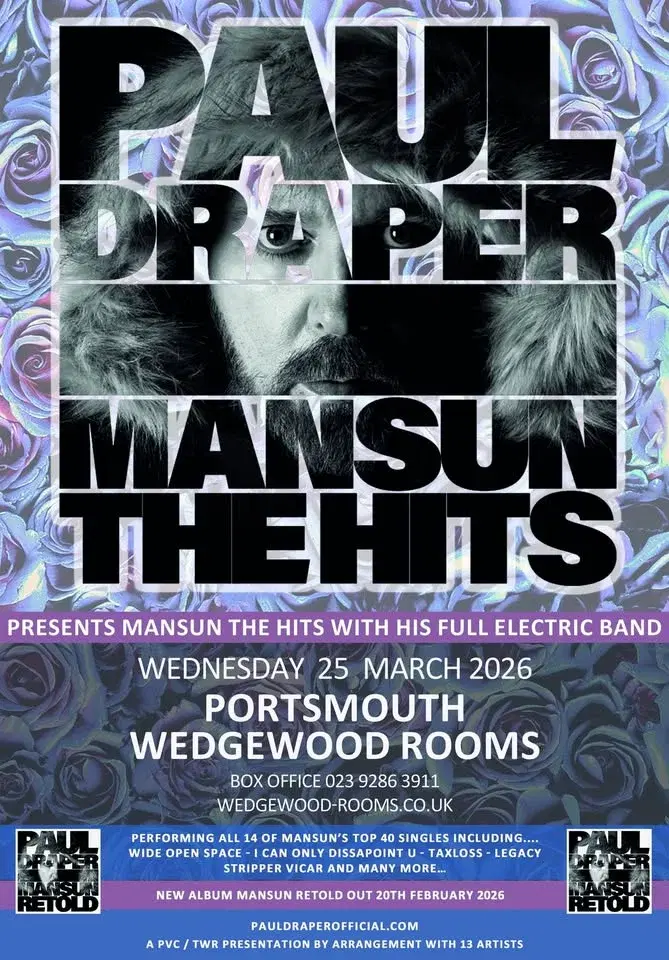 Paul Draper: Mansun The Hits - Wedgewood Rooms, Portsmouth - 25.03.26
