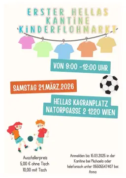 Hellas Kantine Kinderflohmarkt
