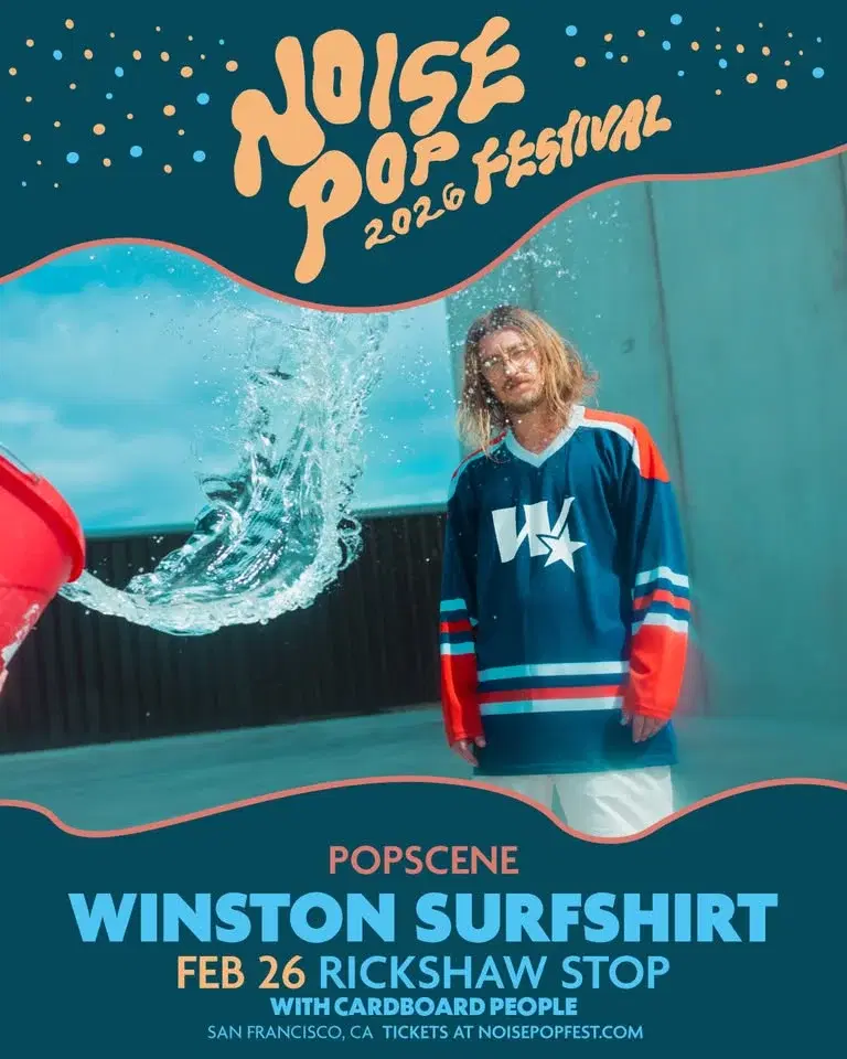 WINSTON SURFSHIRT + Cardboard People at Rickshaw Stop / Popscene / Noise Pop 2026
