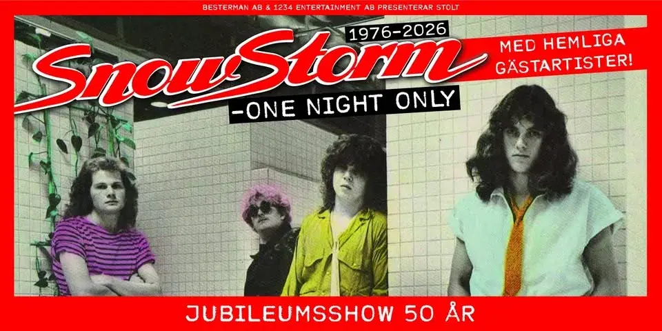Snowstorm 50 år | Göteborg, Draken Live