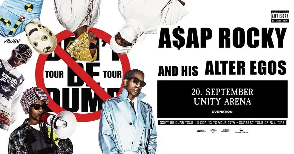 A$AP Rocky: Don't Be Dumb World Tour / Unity Arena / Pres. av Live Nation