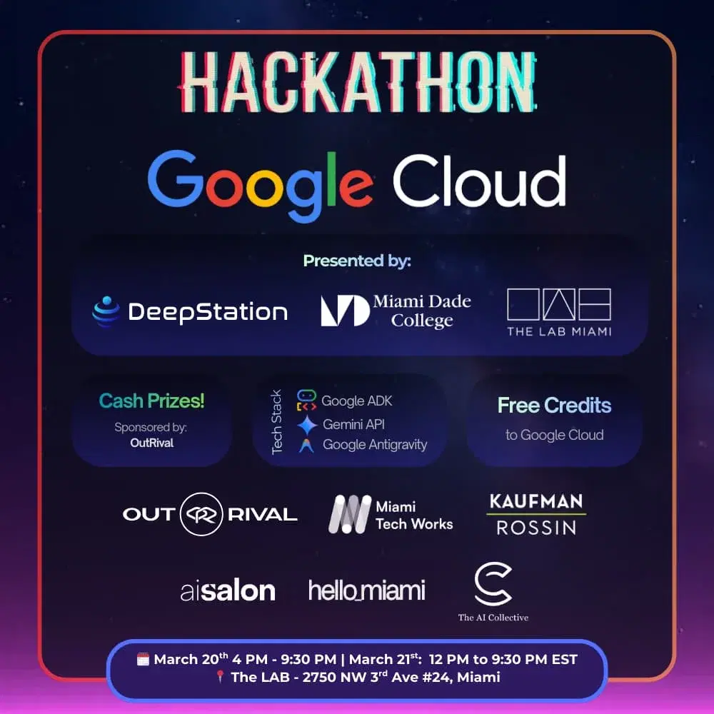 Google Hackathon with DeepStation, MDC, and The LAB đ€