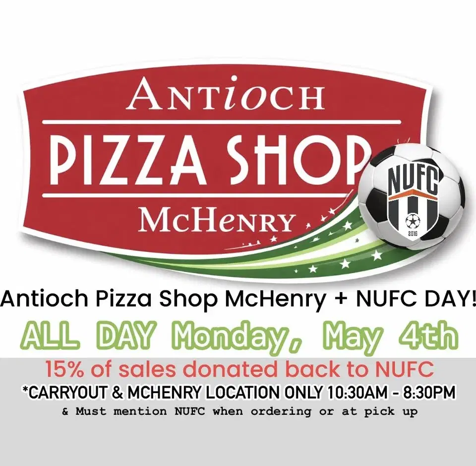 Antioch Pizza Shop McHenry + NUFC DAY!