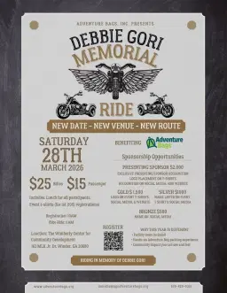 2026 Debbie Gori Memorial Ride