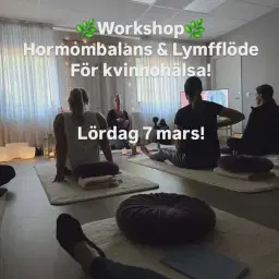 WORKSHOP Lymfmassage & Hormonbalans med Jenny Berg - lördag 7mars 14:30-17:30