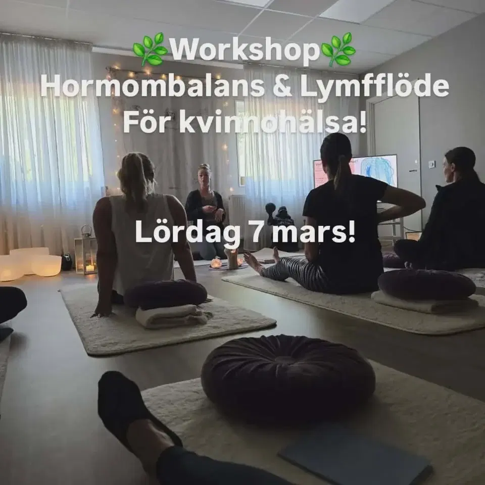 WORKSHOP Lymfmassage & Hormonbalans med Jenny Berg - lördag 7mars 14:30-17:30
