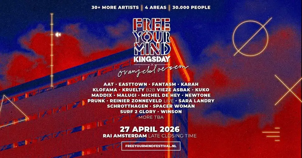 Free Your Mind x Oranjebloesem Kingsday