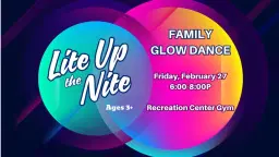 Lite Up the Nite Family Glow Dance