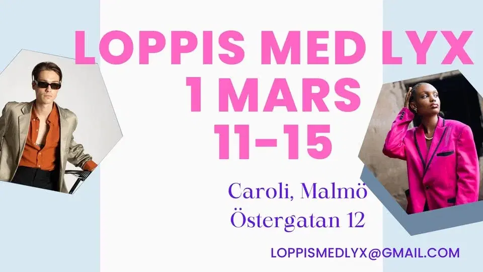 Lyxloppis 1 Mars 2026 - Malmö Finloppis
